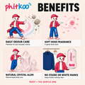 Benefits of the Phitkoo Rose crystal alum roll-on