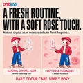 Phitkoo Rose fresh routine with a soft floral touch