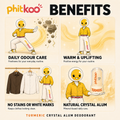 Benefits of the Phitkoo Turmeric crystal alum roll-on